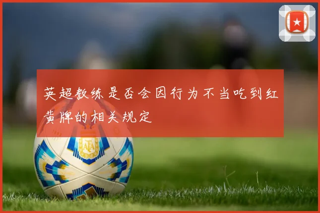 英超教练是否会因行为不当吃到红黄牌的相关规定